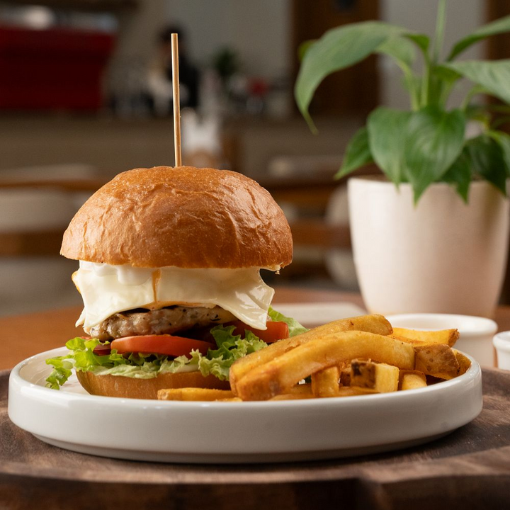 SMASHED PANEER BURGER