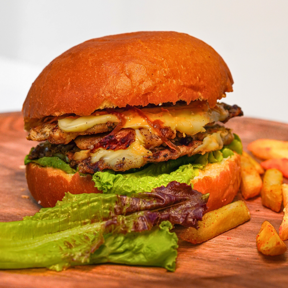 Smashed Chicken Burger