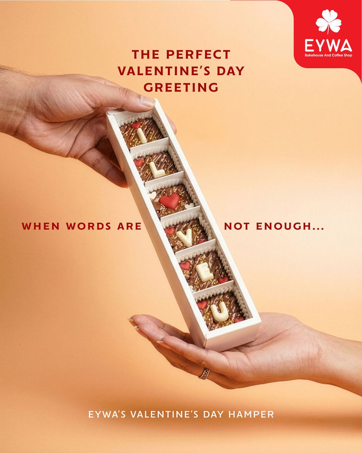 "I LOVE U" Brownie Box